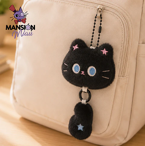BAG CHARM GATITO COLA COLGANDO 