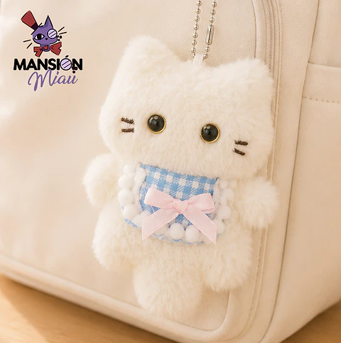 BAG CHARM GATITO CON BABERO 