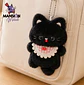 BAG CHARM GATITO CON BABERO  - Miniatura 3