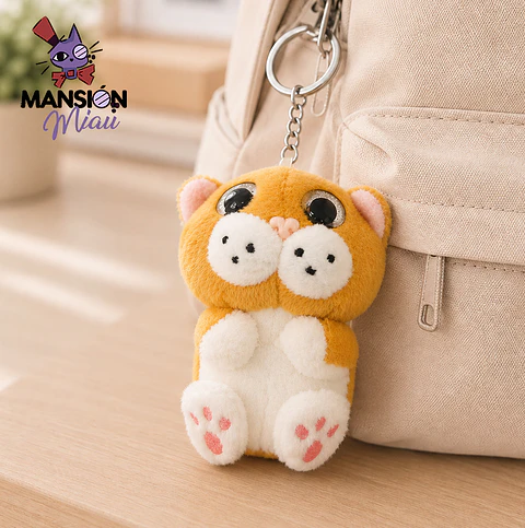 BAG CHARM GATO CARA GRACIOSA 