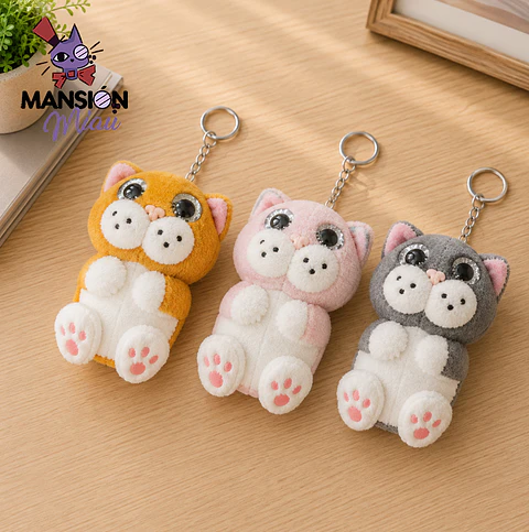 BAG CHARM GATO CARA GRACIOSA 