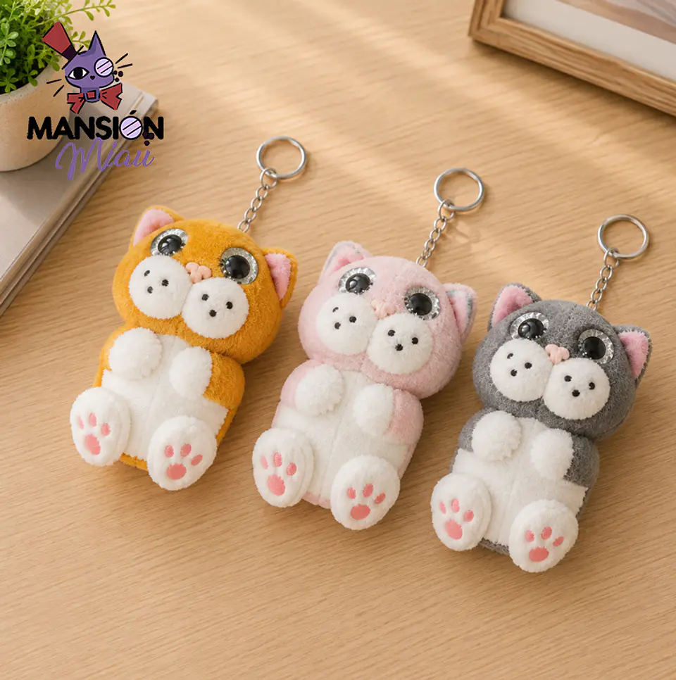 BAG CHARM GATO CARA GRACIOSA  1