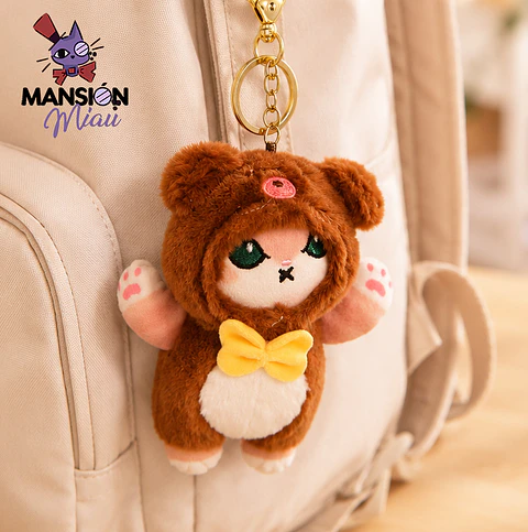 BAG CHARM GATO DISFRAZADO MOFUSAN 