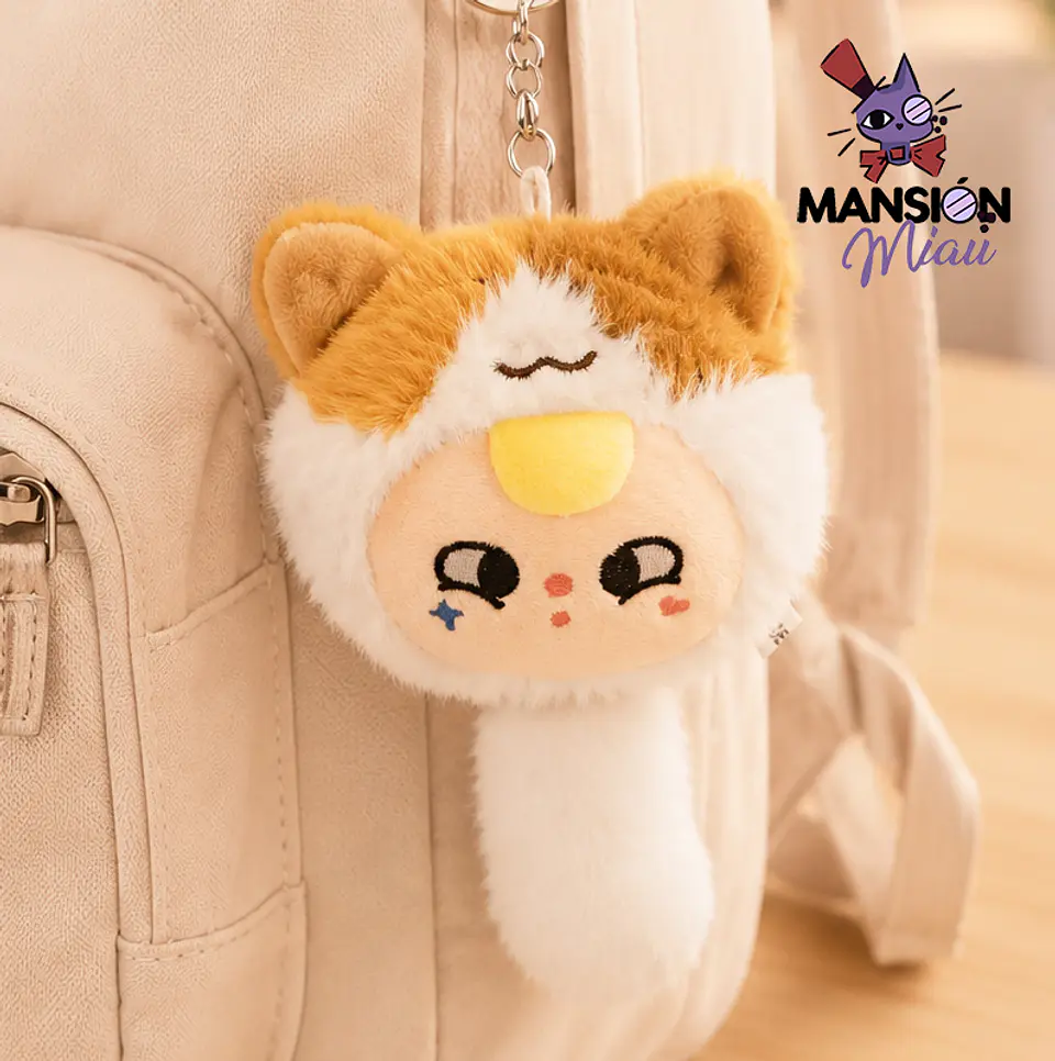 BAG CHARM HUMANO DISFRAZADO DE GATO 2