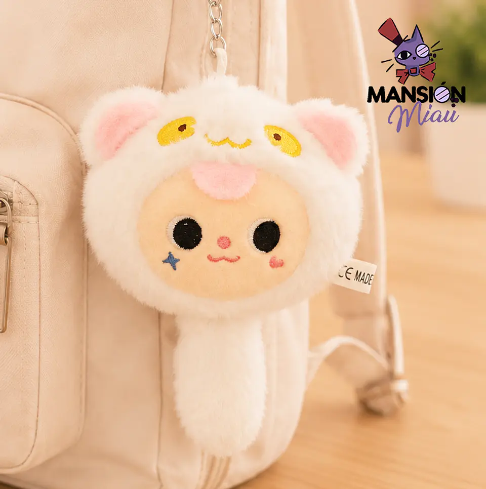 BAG CHARM HUMANO DISFRAZADO DE GATO 3