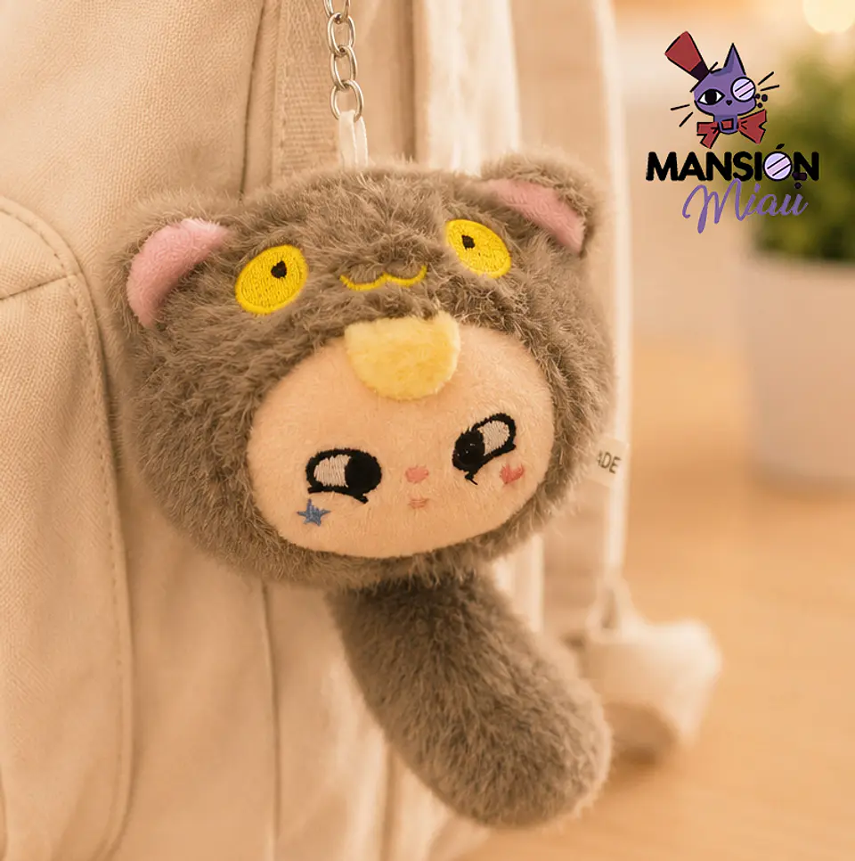 BAG CHARM HUMANO DISFRAZADO DE GATO 6