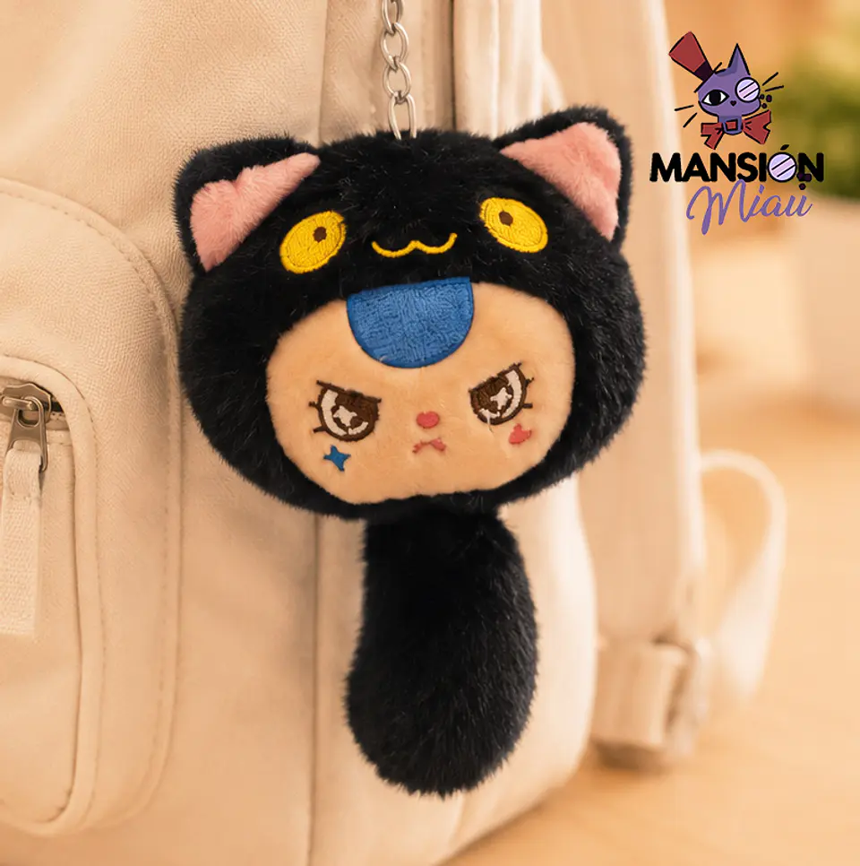 BAG CHARM HUMANO DISFRAZADO DE GATO 8