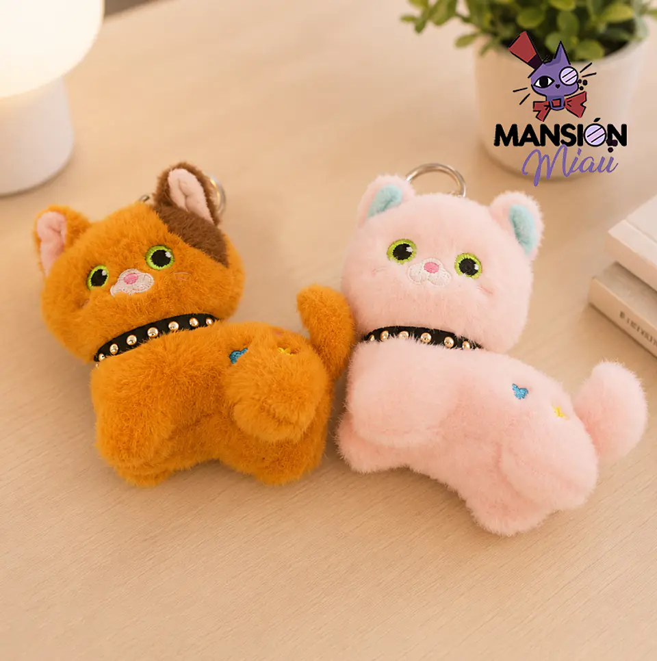 BAG CHARM GATO CON COLLAR 1