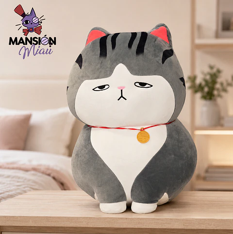 PELUCHE GATO SERIO GIGANTE