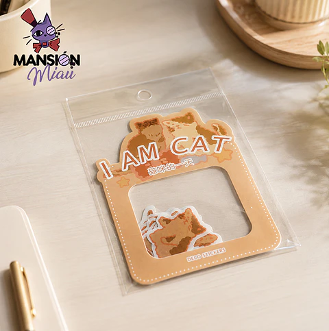 SET DE STICKER I AM CAT