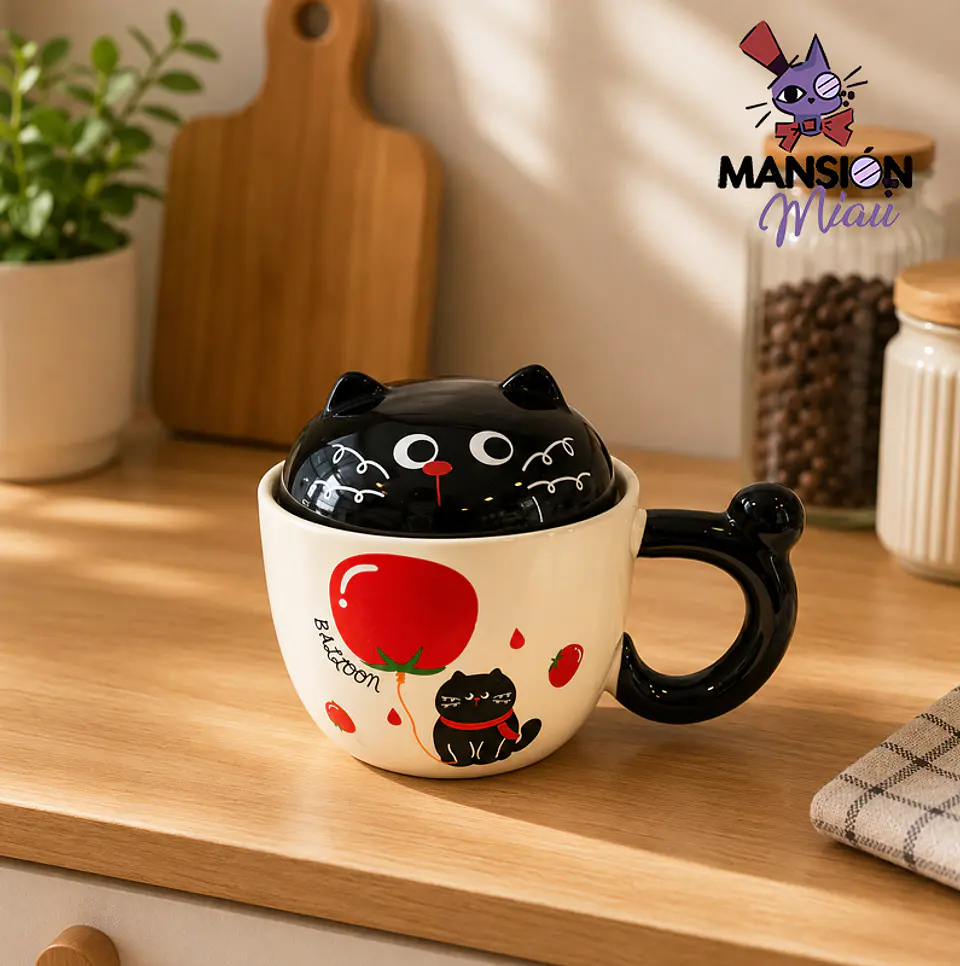 TAZON TOMATO CAT CON TAPA REDONDA 5