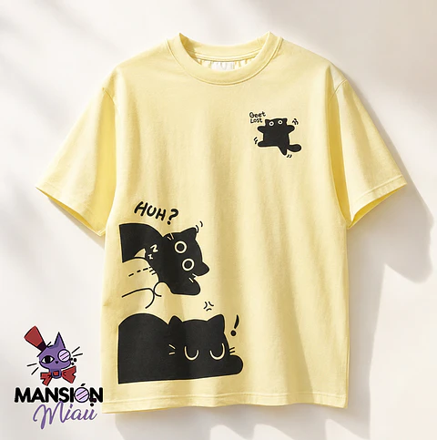 POLERA BLACK CAT  