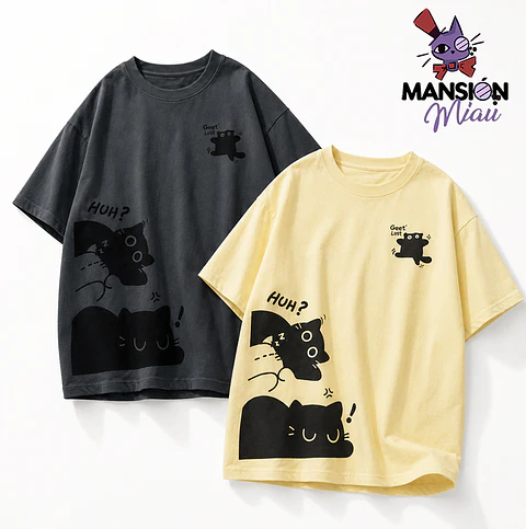 POLERA BLACK CAT  