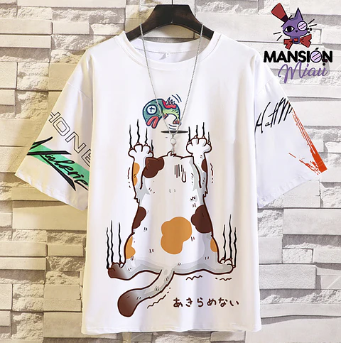 POLERA GATO COLGANDO 