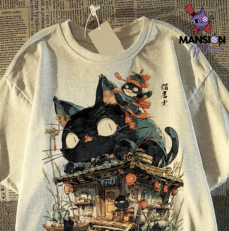 POLERA GATO SOBRE CASA  4
