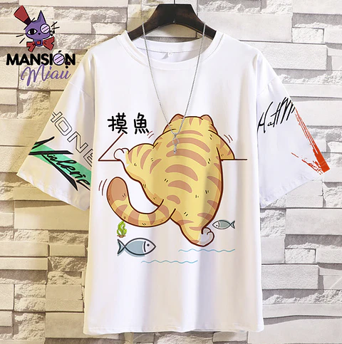 POLERA GATO TREPANDO 