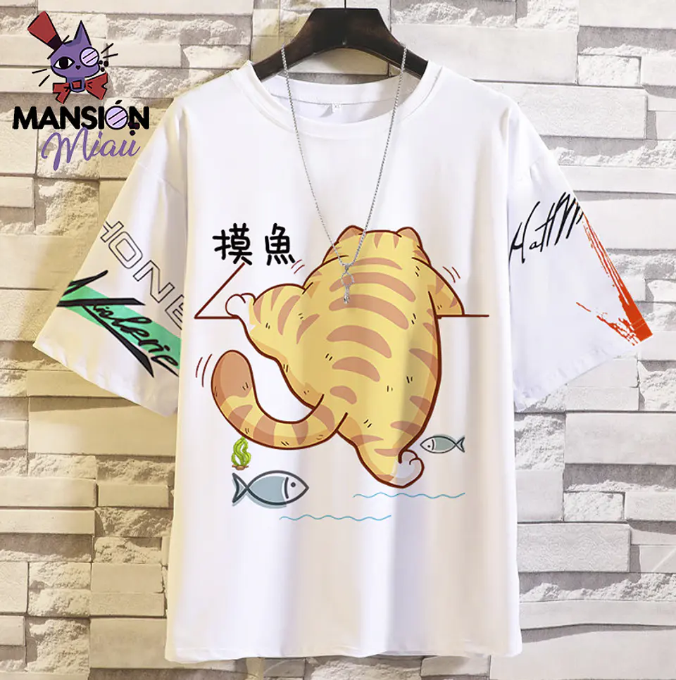 POLERA GATO TREPANDO  2