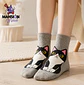 CALCETINES QUARTER KAWAII GATO  - Miniatura 3