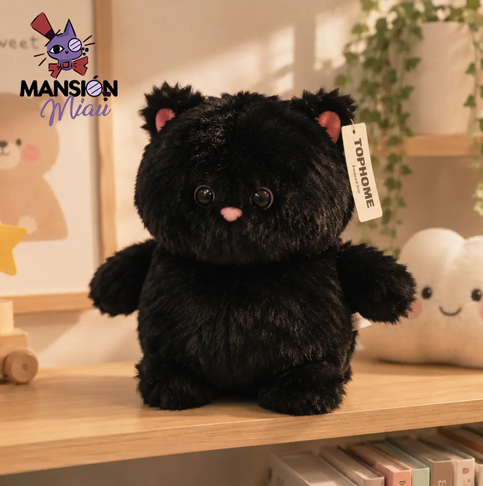 PELUCHE GATITO GORDO 37 CM 4