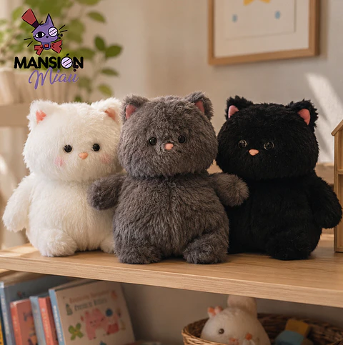 PELUCHE GATITO GORDO 37 CM