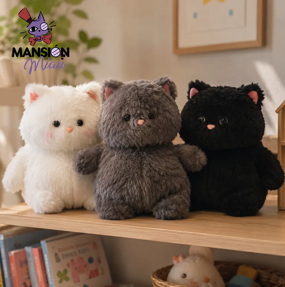 PELUCHE GATITO GORDO 37 CM 1