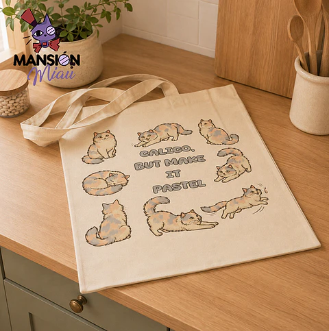 ECO BOLSA DISEÑO ORIGINAL RAZAS DE GATITOS 