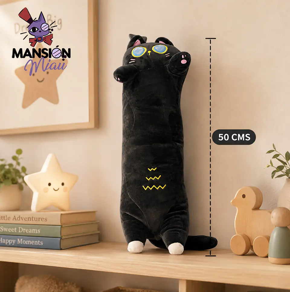 PELUCHE GATO BATÓN 50 CMS 3