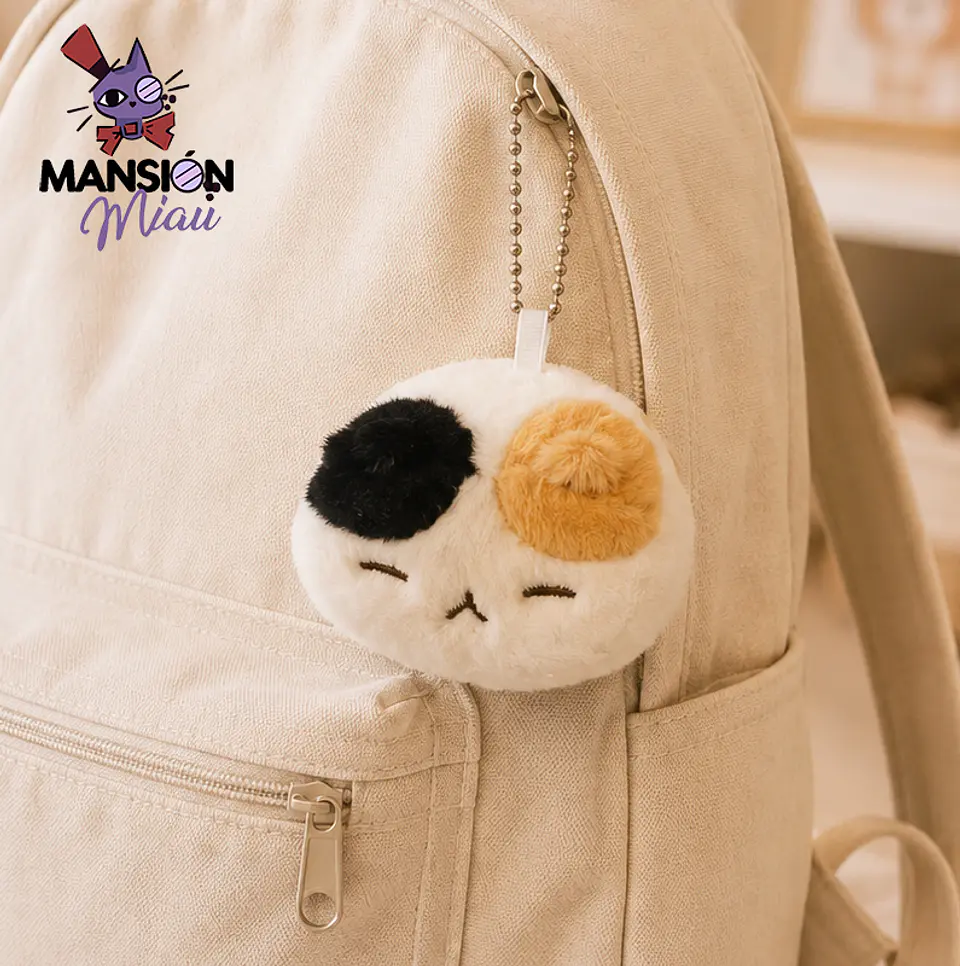 BAG CHARM GATO REDONDO 4