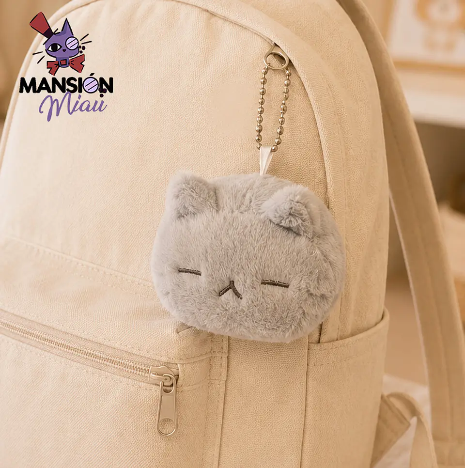 BAG CHARM GATO REDONDO 5
