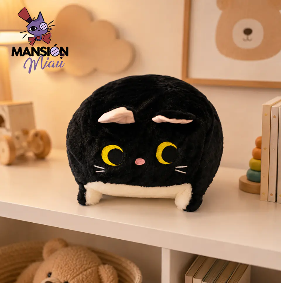 PELUCHE GATO CUBO 30 CMS 4