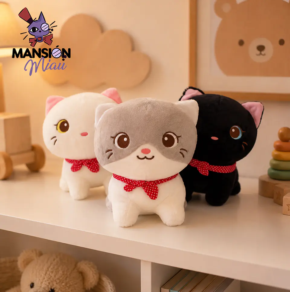 PELUCHE GATO CON PAÑUELO 1