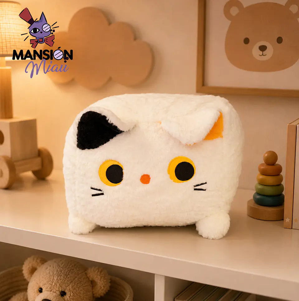 PELUCHE GATO  CUBO 45 CMS 3
