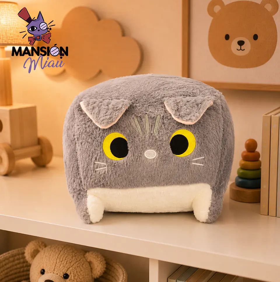 PELUCHE GATO  CUBO 45 CMS 5