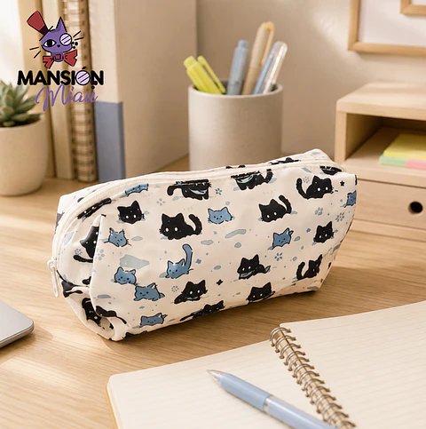 ESTUCHE GATITOS EN LA NIEVE
