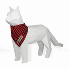 Pañoleta Ajedrez Rojo/Negro 2