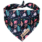 Pañoleta Flores Azul 1