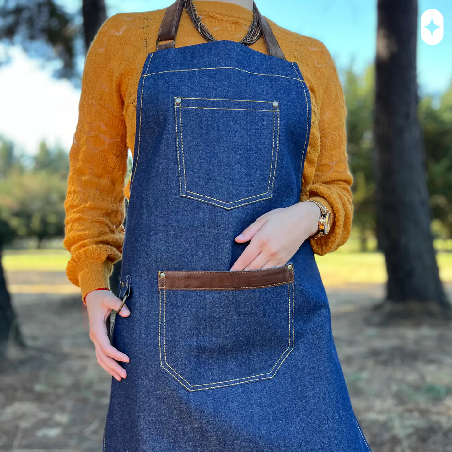 Pechera Labora Azul 4
