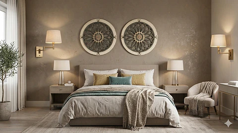 Set de Medallones "Mandala Stone" – Arte Circular en Relieve