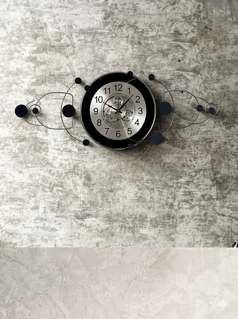 Reloj Mural "Industrial Orbit" – Diseño Mecánico y Vanguardia