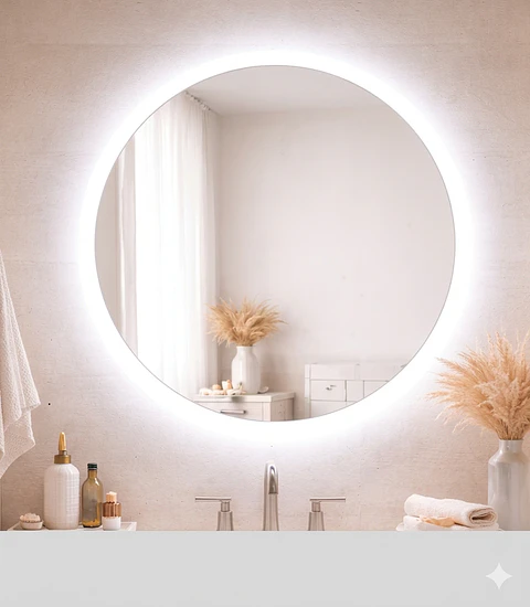 Espejo Aura LED – Iluminación Perimetral y Diseño Vanguardista