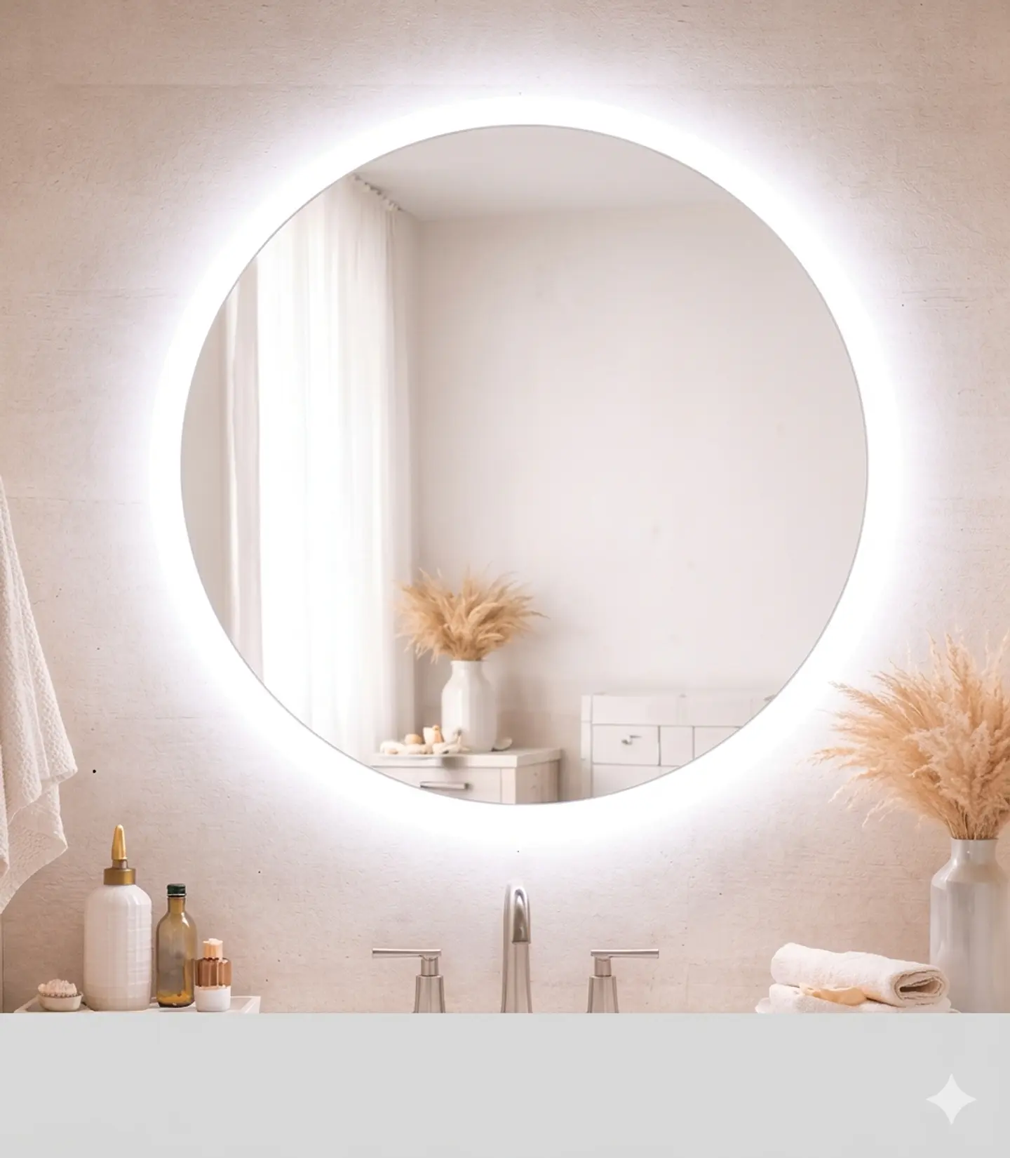 Espejo Aura LED – Iluminación Perimetral y Diseño Vanguardista 1