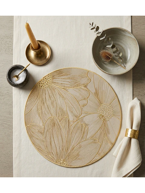 Individuales Girasol "Arte en tu Mesa" - Elegancia y Textura