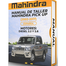 Manual De Taller De Mahindra Pick Up (2002-2017) Español