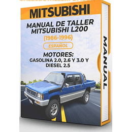 Manual de Taller Mitsubishi L200 (1986-1996) Español