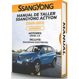 Manual de Taller Ssangyong Actyon (2005-2012) Español