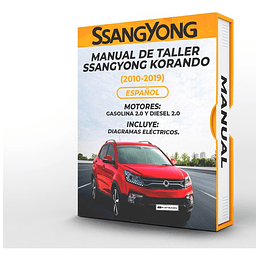 Manual de Taller Ssangyong Korando (2010-2019) Español