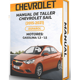 Manual de Taller Chevrolet Sail 2015, 2016, 2017,  2018, 2019, 2020, 2021 Español