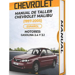 Manual de Taller Chevrolet Malibu (1997, 1998, 1999, 2000, 2001, 2002, 2003, 2004, 2005) Español 