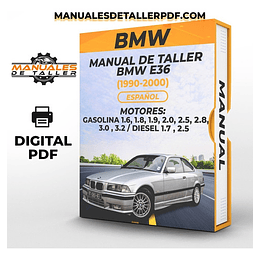 Manual de Taller Bmw E36 (1990, 1991, 1992, 1993, 1994, 1995, 1996, 1997, 1998, 1999, 2000) En Español