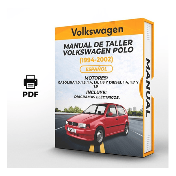 Manual de Taller Volkswagen Polo (1994, 1995, 1996, 1997, 1998, 1999, 2000, 2001, 2002) Español